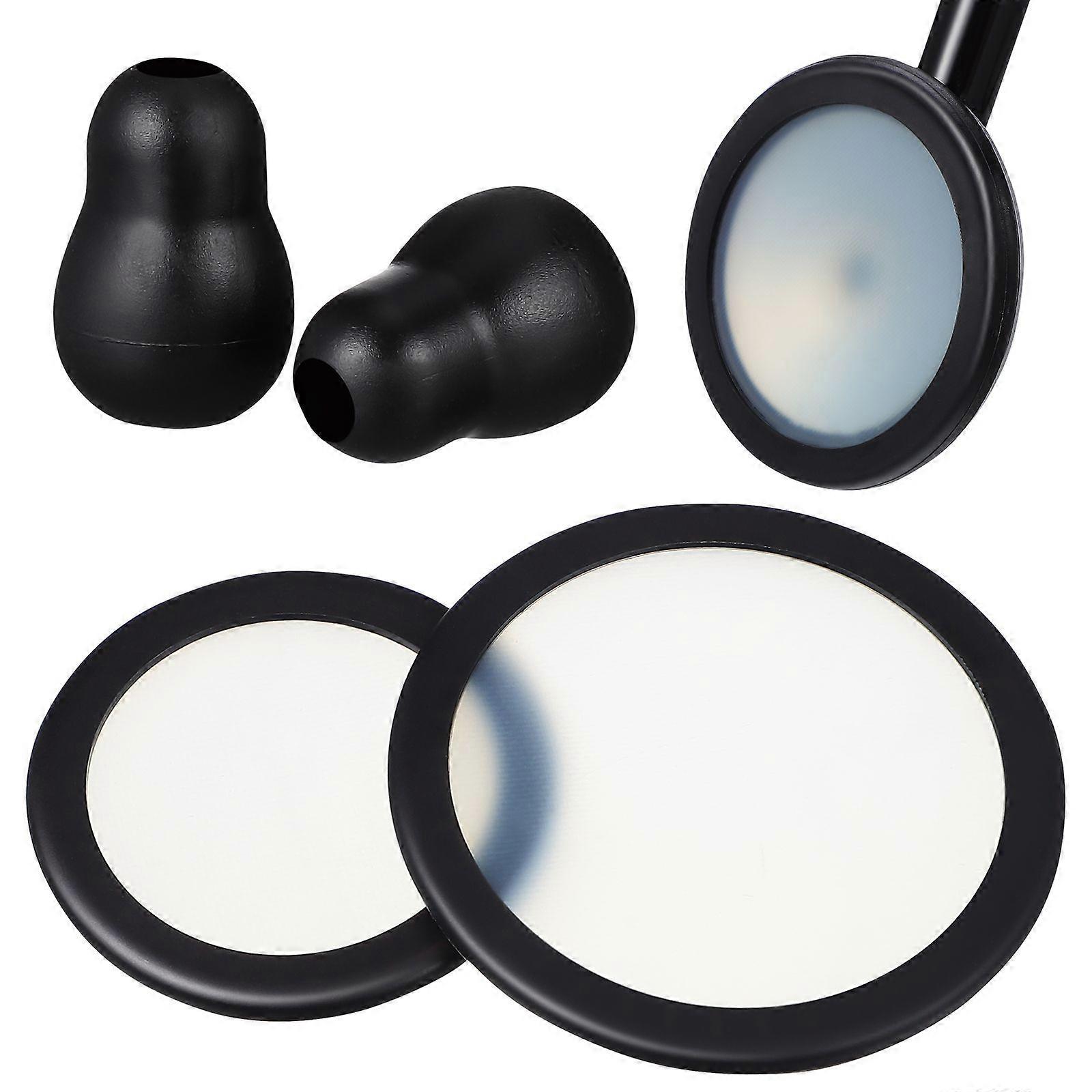 2 Sets Durable Stethoscope Earplug Replacement Earbud For Hospital Clinic