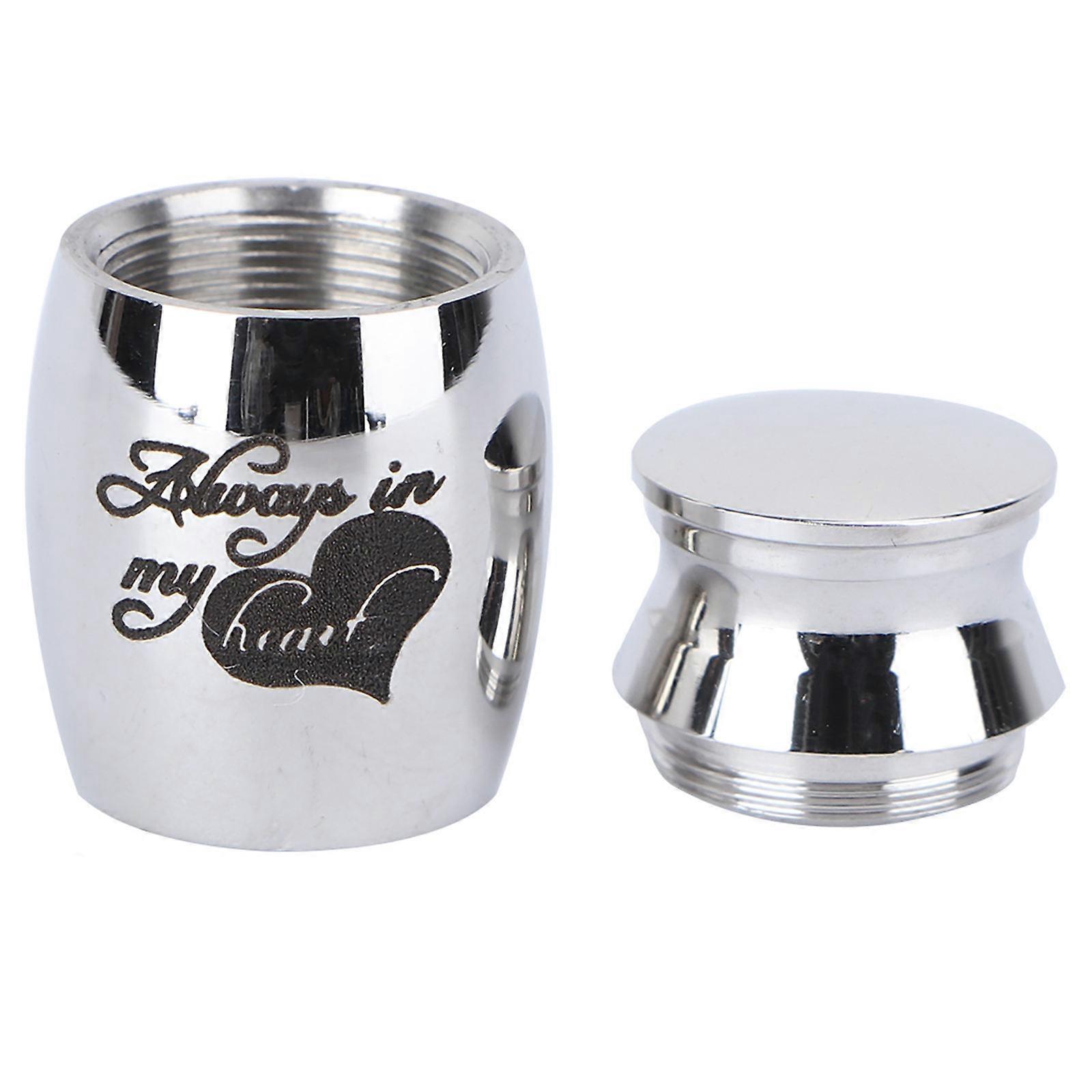Pet Ashes Storage Container Stainless Steel Cremation Urn for Storage