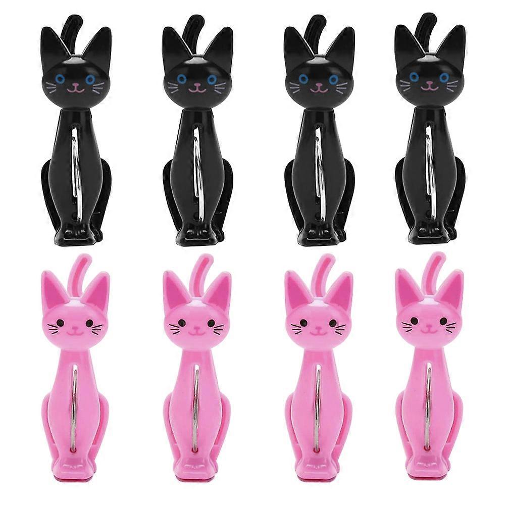 Clothes Clips Plastic Beach Towel Clips for Fixing 8Pcs Assorted Color