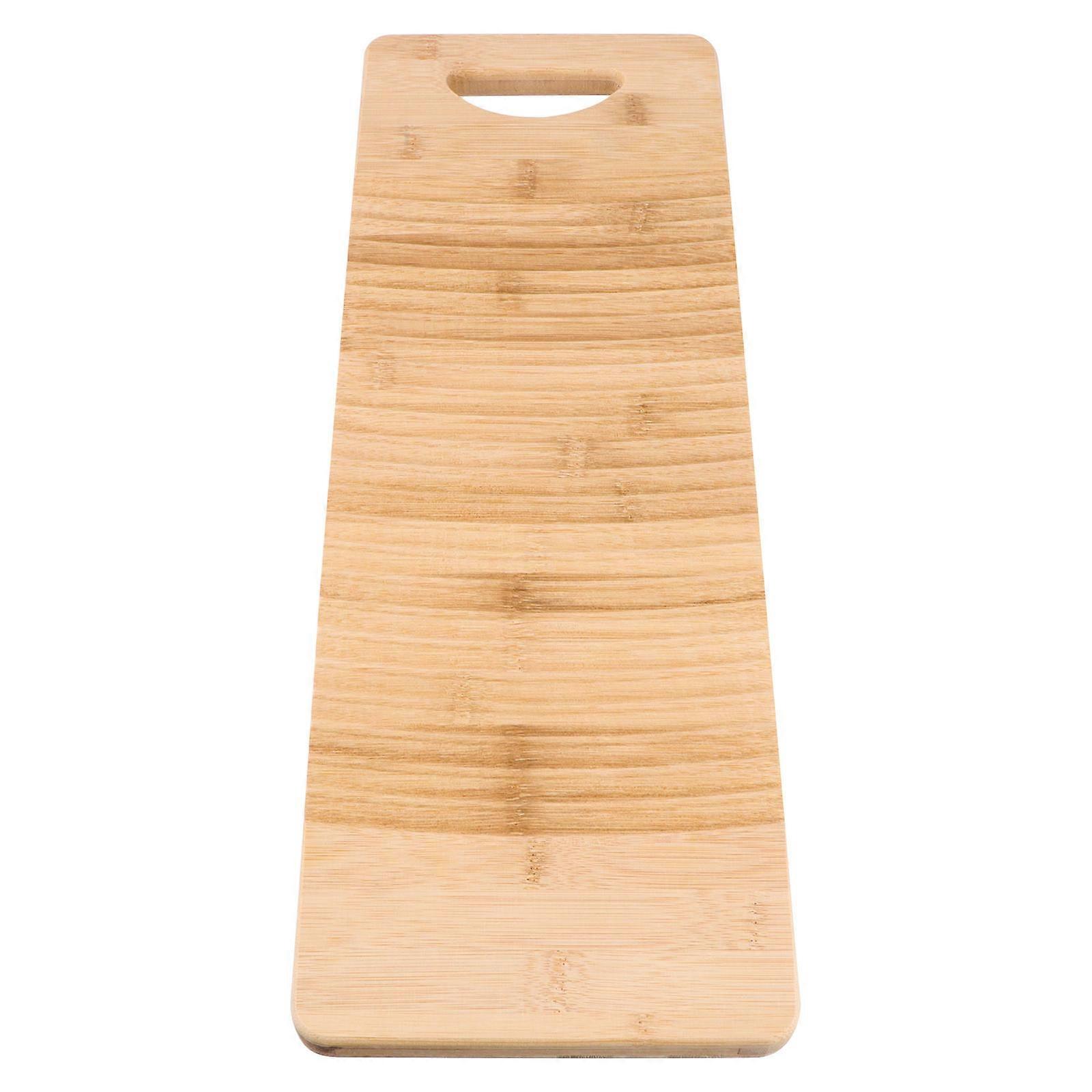 Wooden Washboard Laundry Board for Rubbing Clothes on Solid Mini Washboard Beige