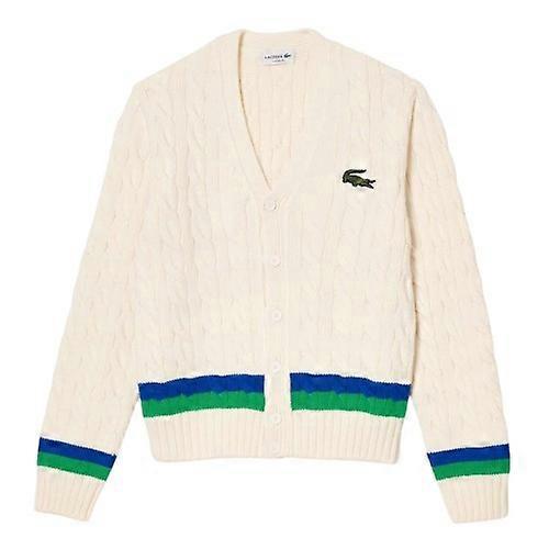 Lacoste Mens Striped Knitted Cardigan