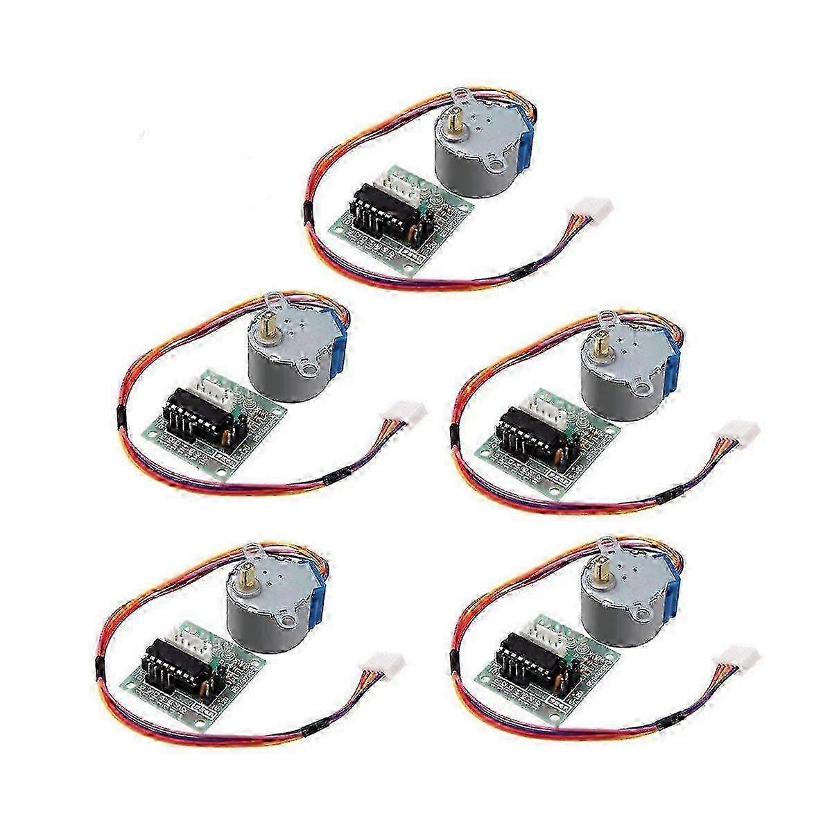 28BYJ-48 5V Stepper Motor and ULN2003 Driver Module 5 Set