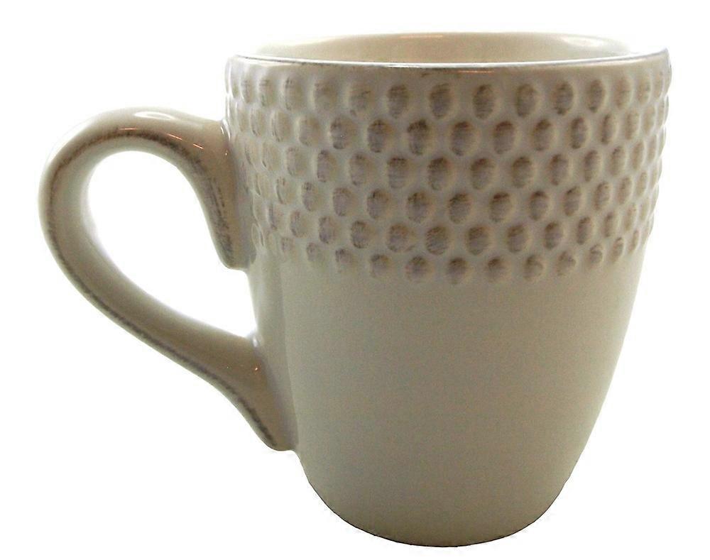 Mugg Etrusk Vit Keramik 4-pack