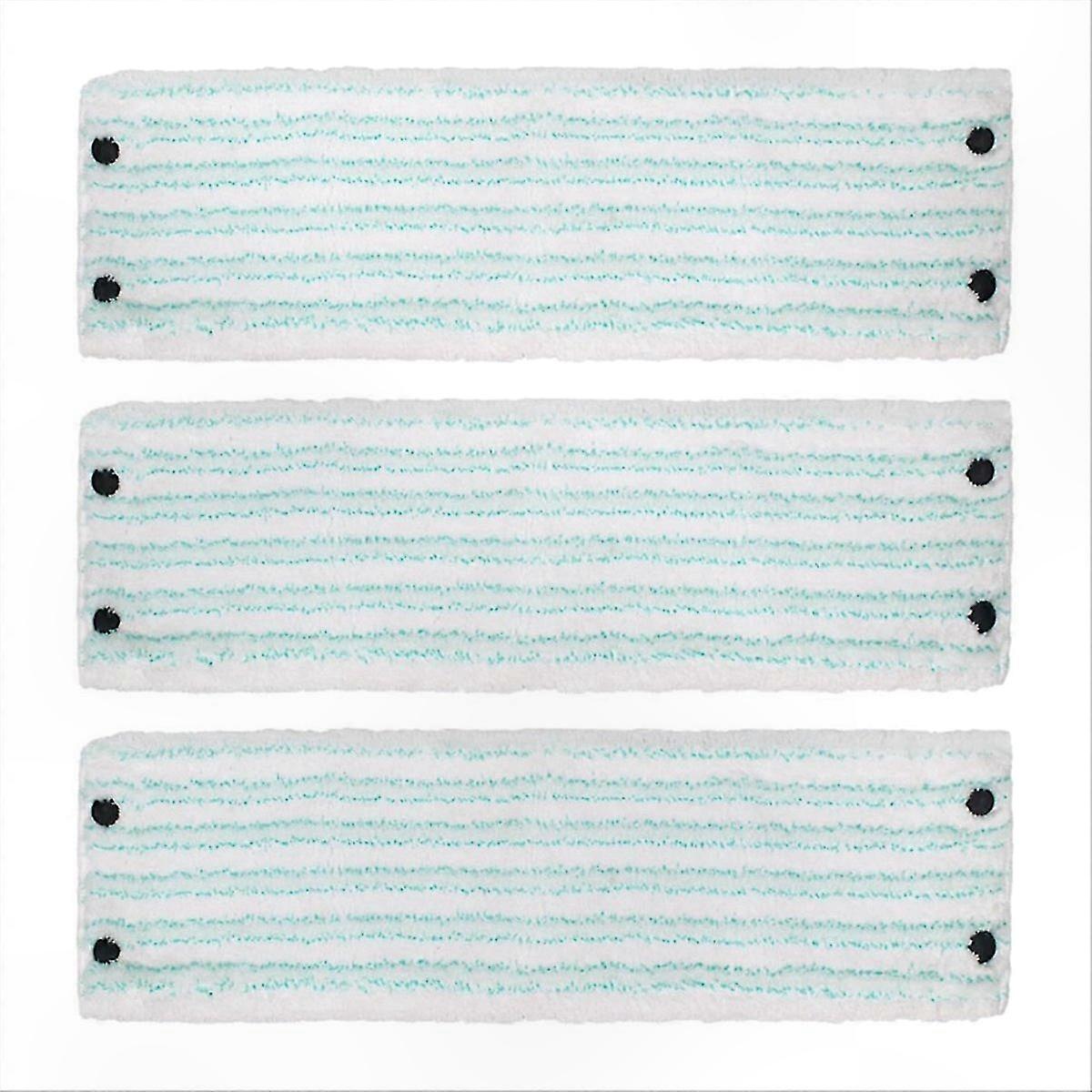 3-Pack Microfiber Mop Pads Compatible with Clean Twist Mops