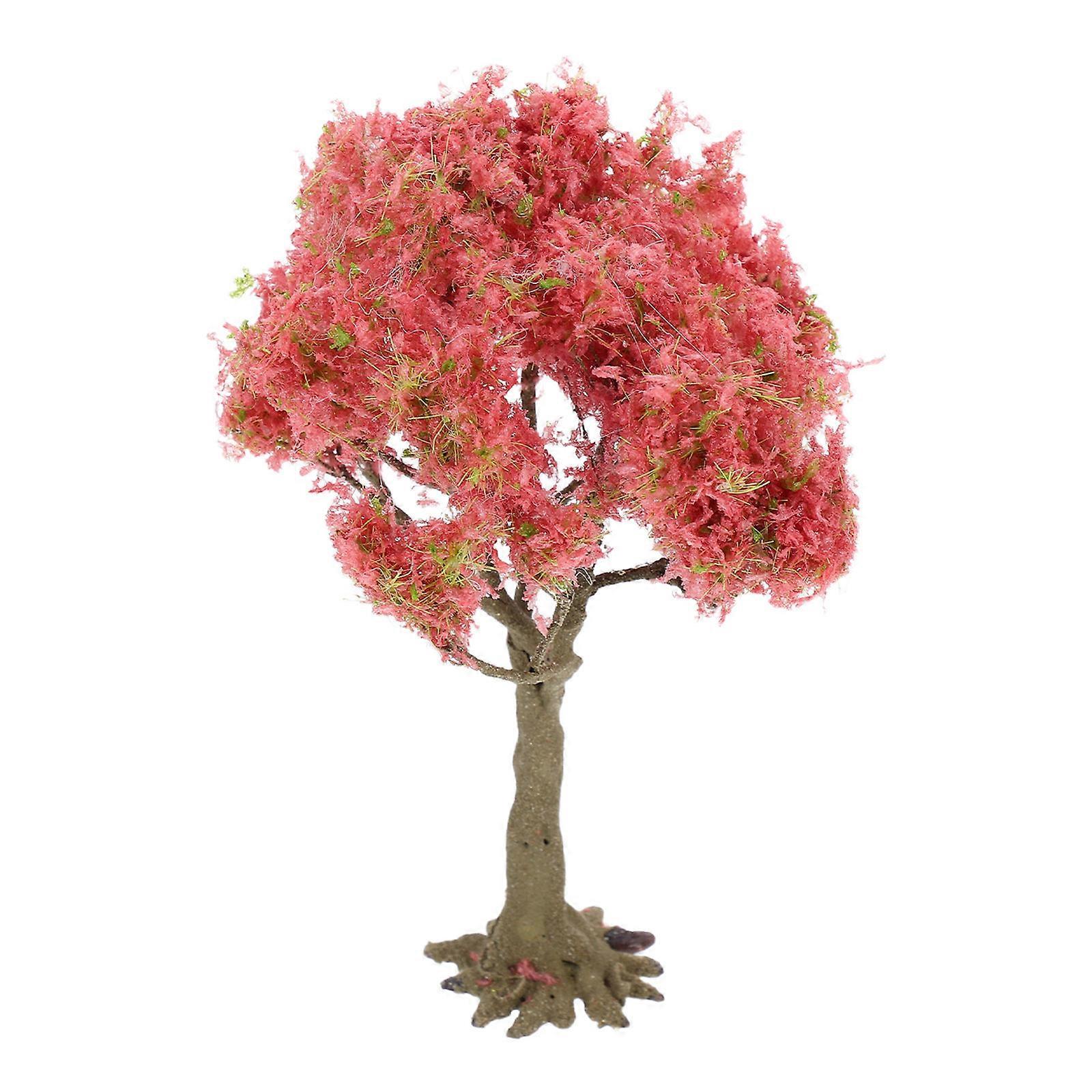 Scenery Trees Model for Decor Miniature with Durable Plastic Wire