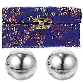 1 Set Metall Handbälle Training Bälle Handübung Massage Bälle Handrollen Bälle
