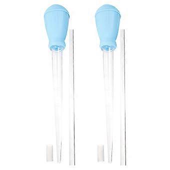 Manual Fish Tank Cleaner Aquarium Pump for Waste Cleaning 2Pcs