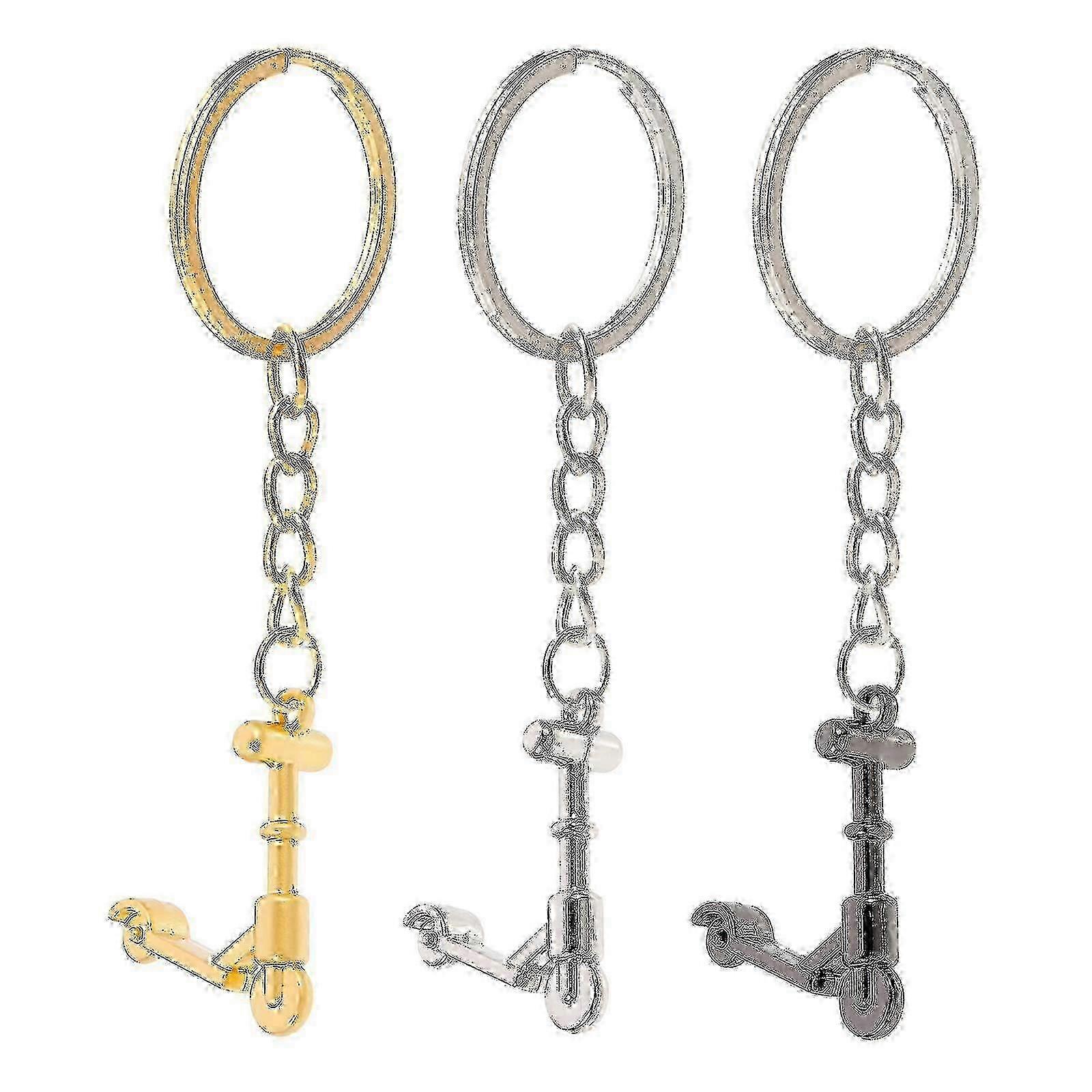 3pcs Premium Mini Scooter Keychains