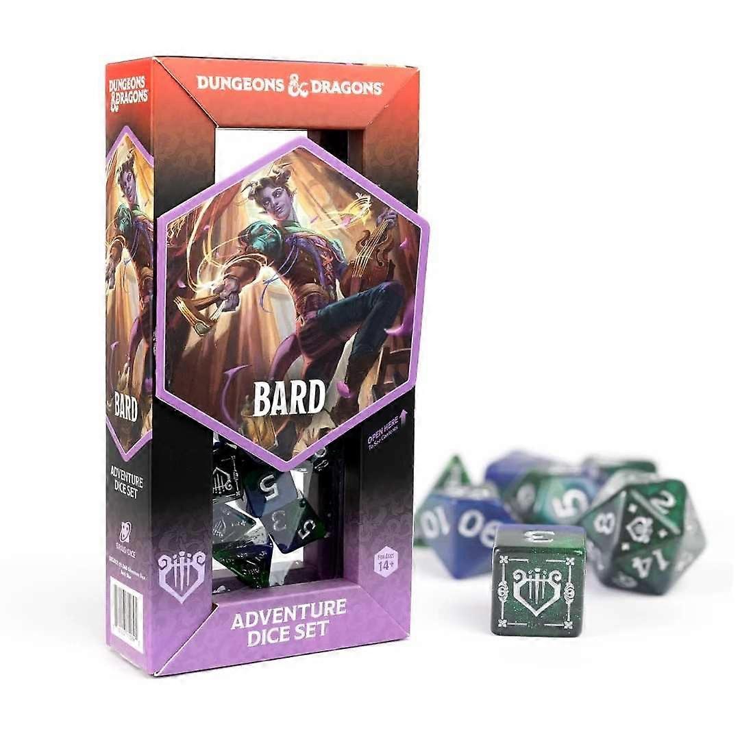 Dungeons & Dragons Adventure Dice Set - Bard Blue