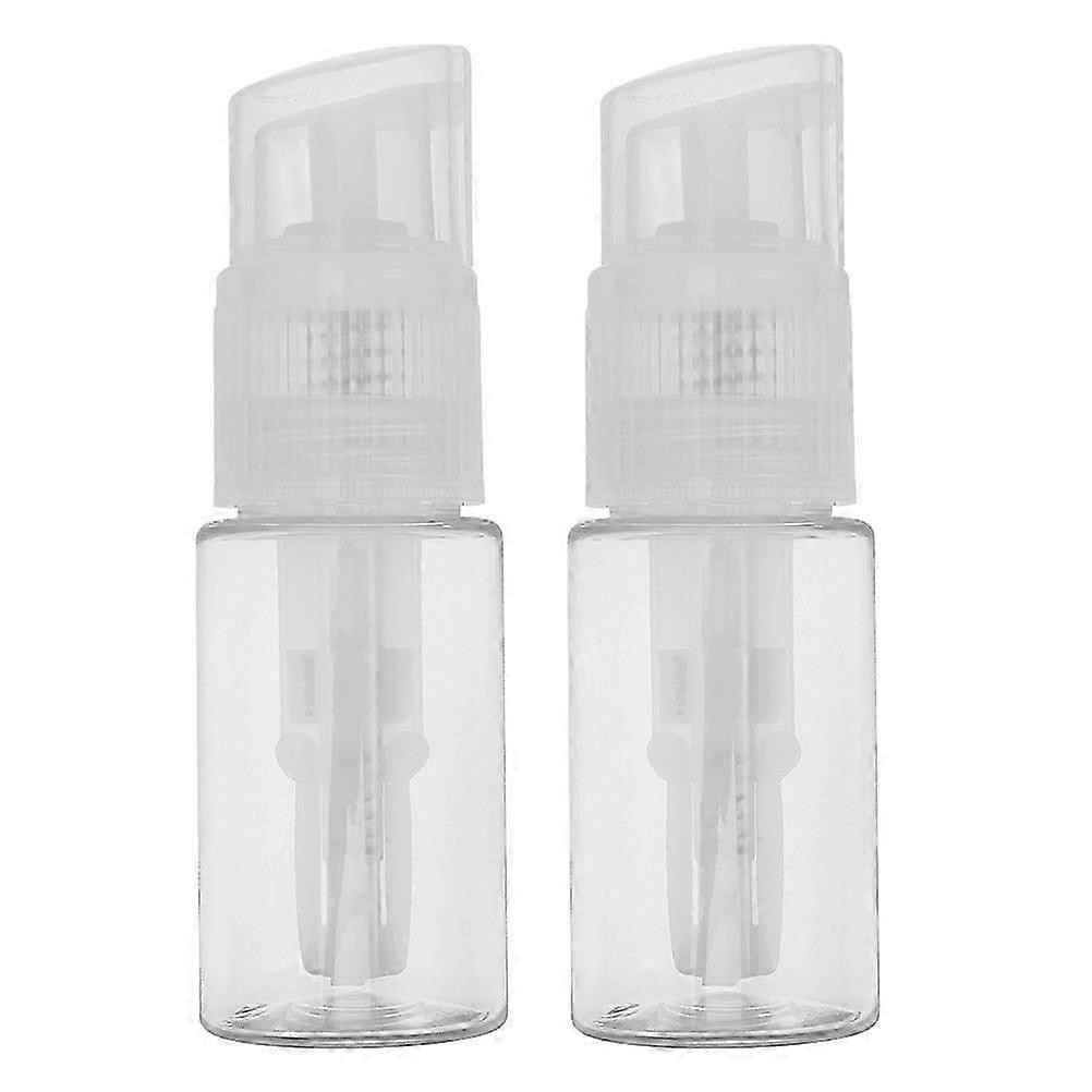 Dry Powder Spray Container PP with Spray Function 2Pcs Portable Bottles
