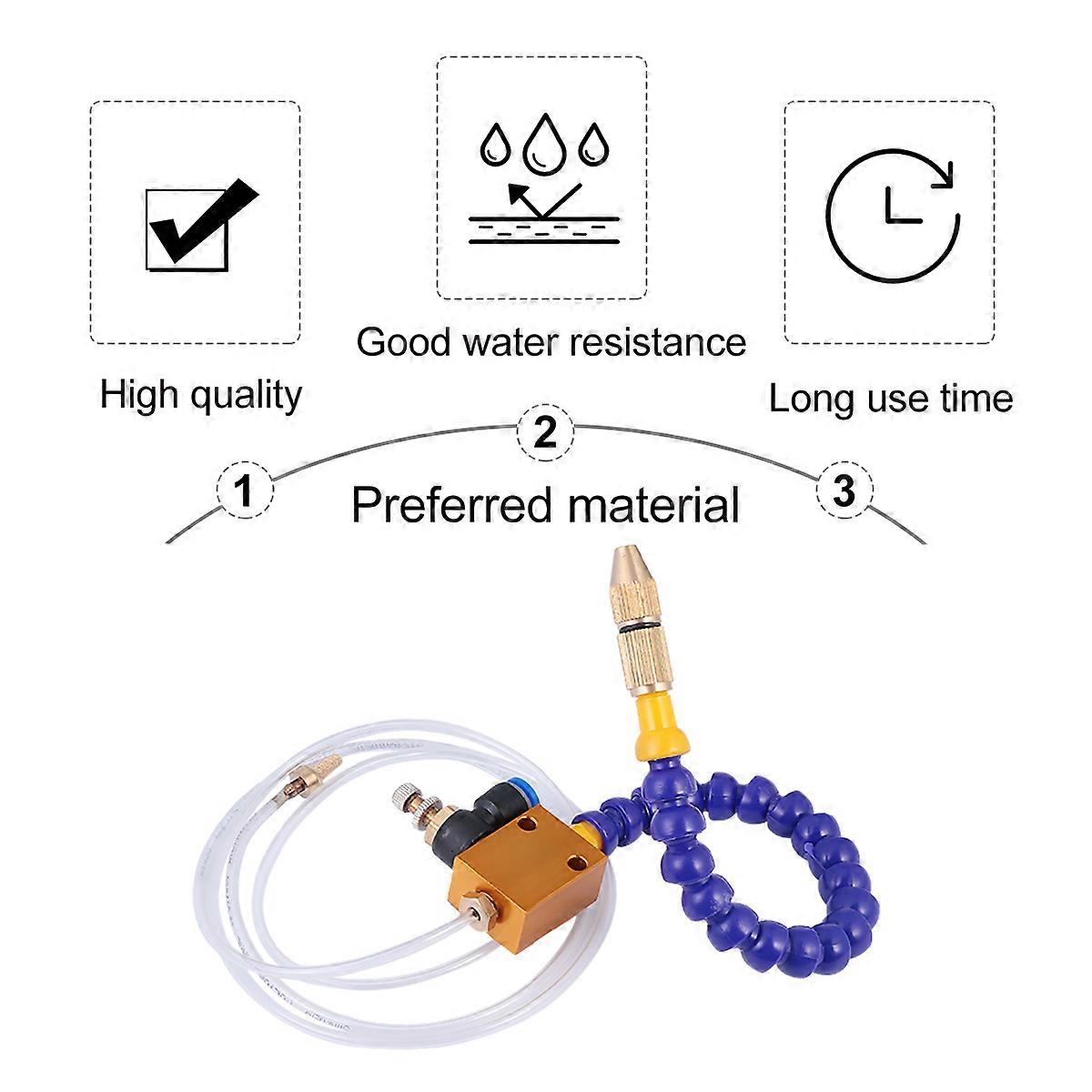 Engraving Machine Cooling Spray Nozzle with Adjustable Throttle