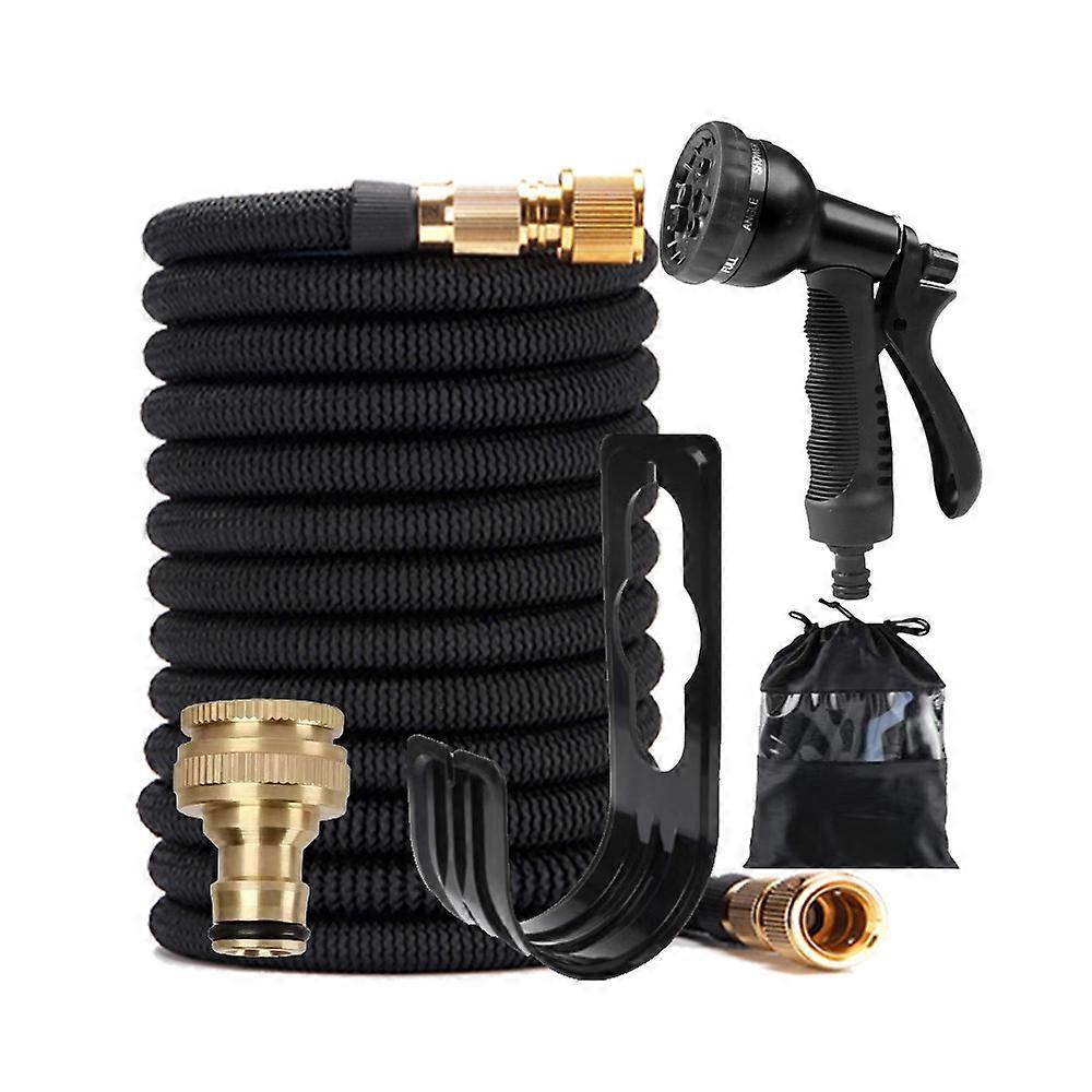 Lightweight, anti-tangle, multi-functional nozzle retractable hose