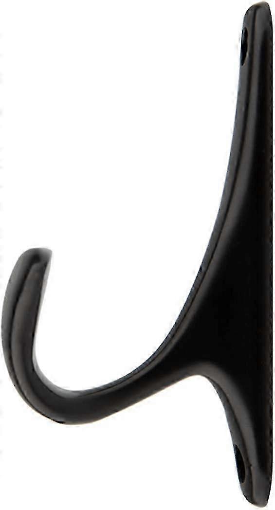 Coat hook, opaque black