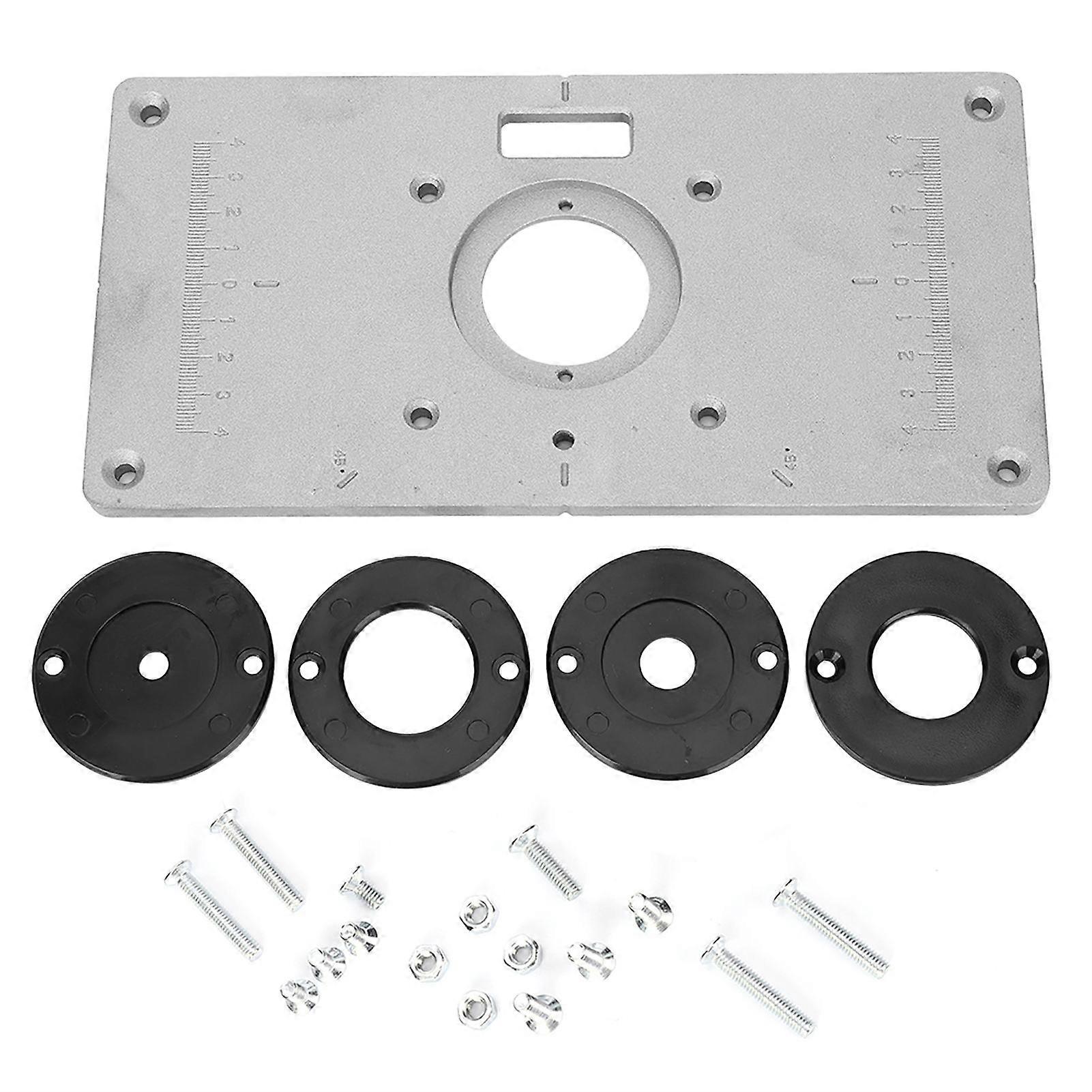 Trimming Machine Flip Board Electromechanical Router Table Insert Plate Woodworking
