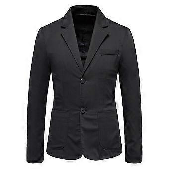 Veste Slim Fit à deux boutons pour hommes Blazer