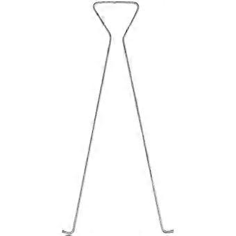 Stainless Steel Golf Hole Cup Picker Putting Green Double Hook Golf Training Aids Accessories 26-27