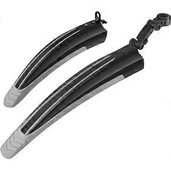 Bicycle Fender, Mountain Cycling MTB Road Universal Adjustable Thicken Widen Front Fenders Rear Fender for Single Speed Saddle Urban Fixie Bike Gravel