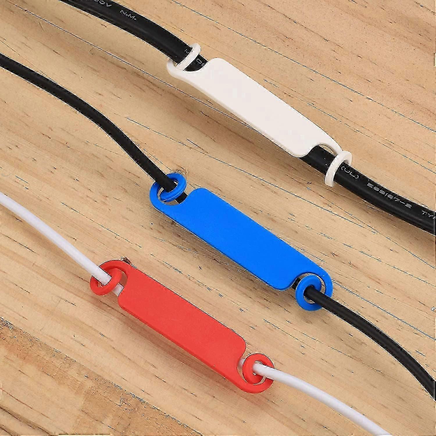 50 Cable Identification Labels, Multicolor Cable Labels, Marking Wire Labels, Marking System, Cable Management-Good