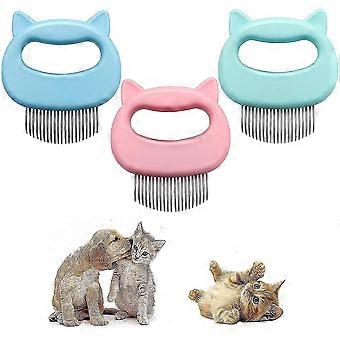 3 Pack Dog Cat Comb, Pet Hair Removal Comb, Cat Massage Comb, Pet Hair Shedding