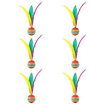 6Pcs Intéressant Badminton Jouets Enfants Résistants à l’usure Jouets Extérieur Enfants Jouets