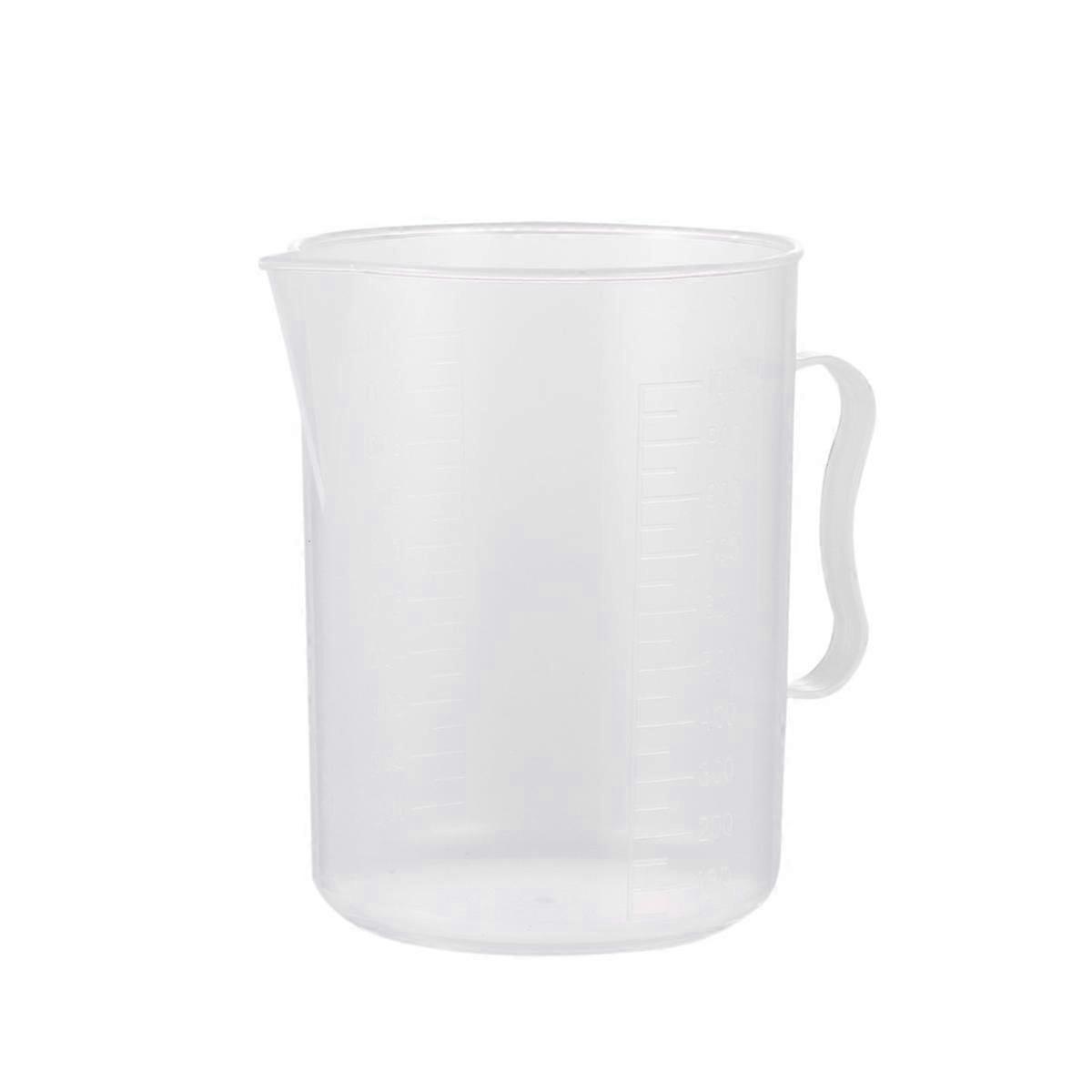 Measure Cup Transparent Measuring Pitcher for Kitchen Use 2Pcs Plastic Set