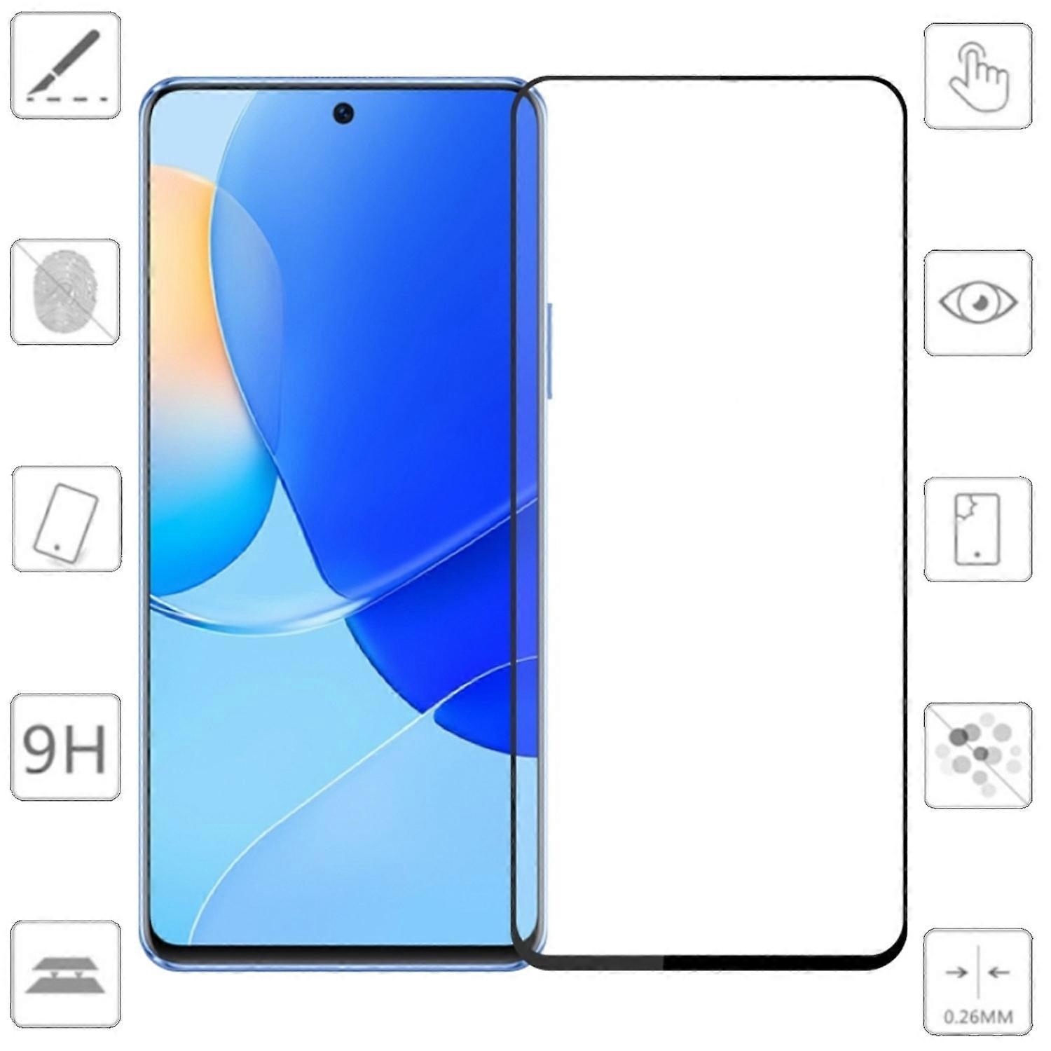 For Xiaomi Poco M6 Pro 4G 2x 3D Display Full LCD H9 Tempered Glass Film Side Protection