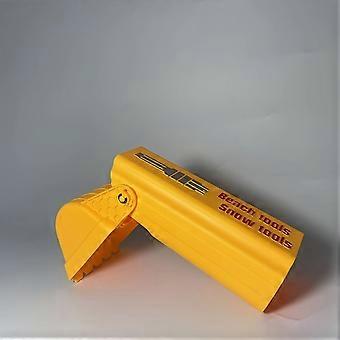 Yellow Plastic Folding Sand Snow Shovel Toy, Collapsible Digging Tool for Kids Beach and Winter Play