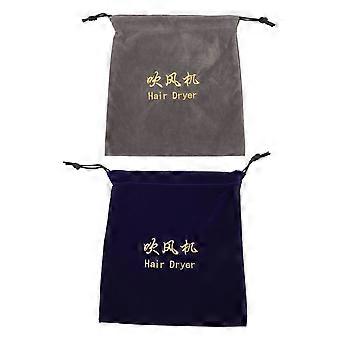 Electric Hair Dryer Bag for Storage Use 2Pcs Dustproof Home Storage Bag