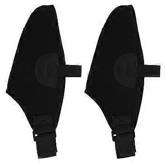 Lot de 2 surbottes isolantes, couvre-bottes thermiques, accessoires pour bottes de neige, couvre-bottes de ski coupe-vent et imperméables pour la chasse et le ski