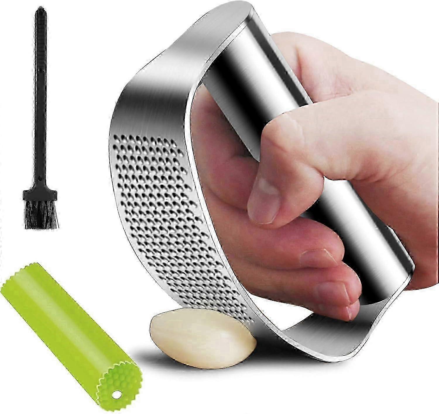 Rocking garlic press 3pc set SD