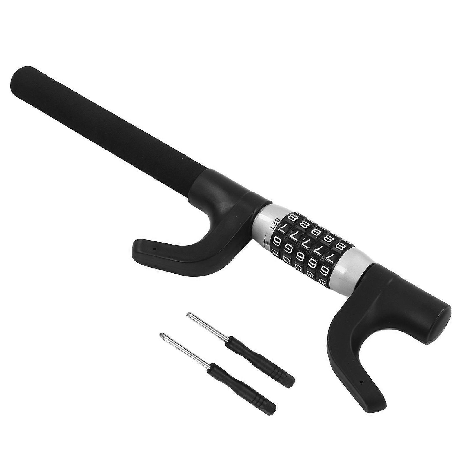 5 digit password steering wheel lock retractable high hardness