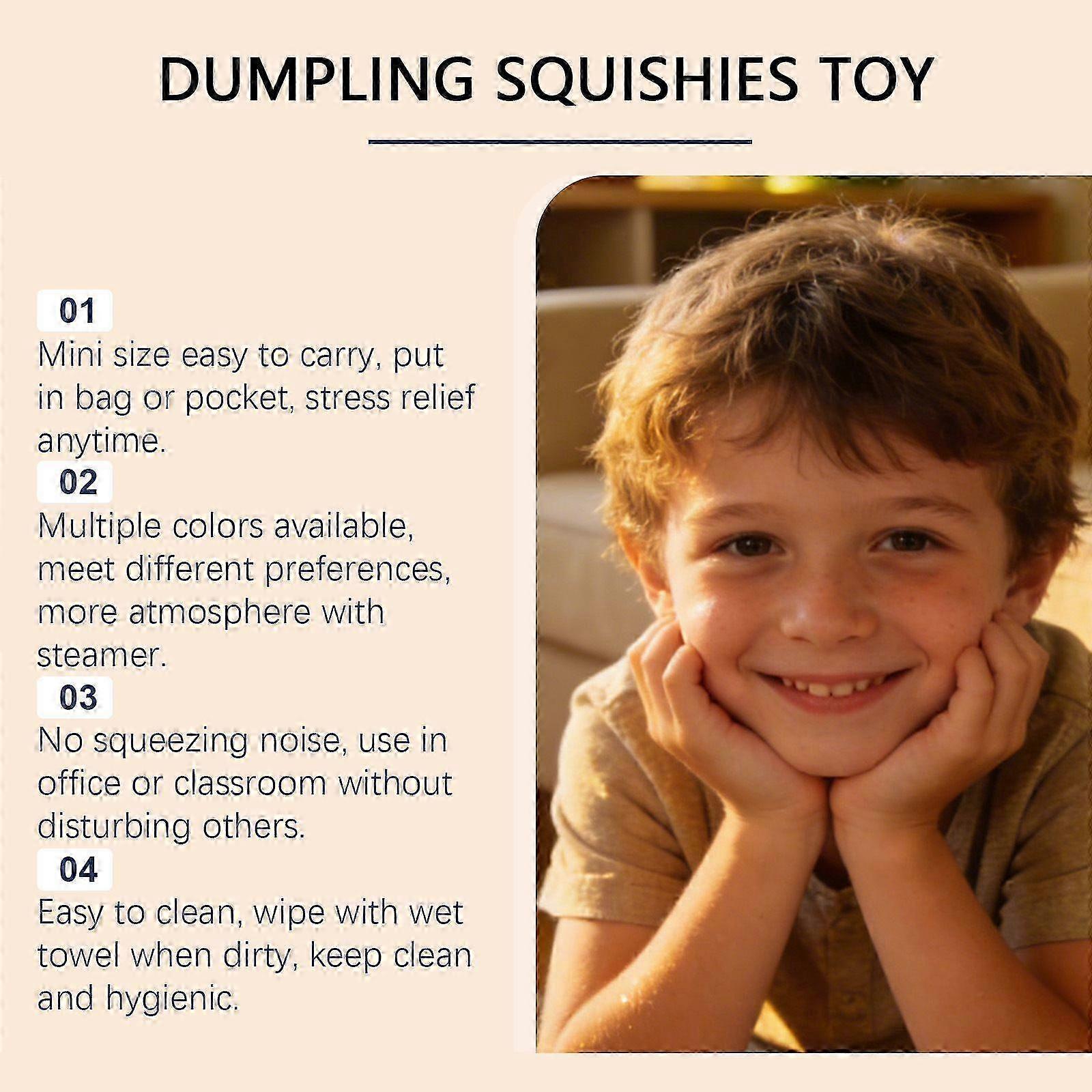 Non-Stick Bun-Shaped Squeeze Toy