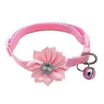 Floral Rhinestone Cat Dog Breakaway Collar
