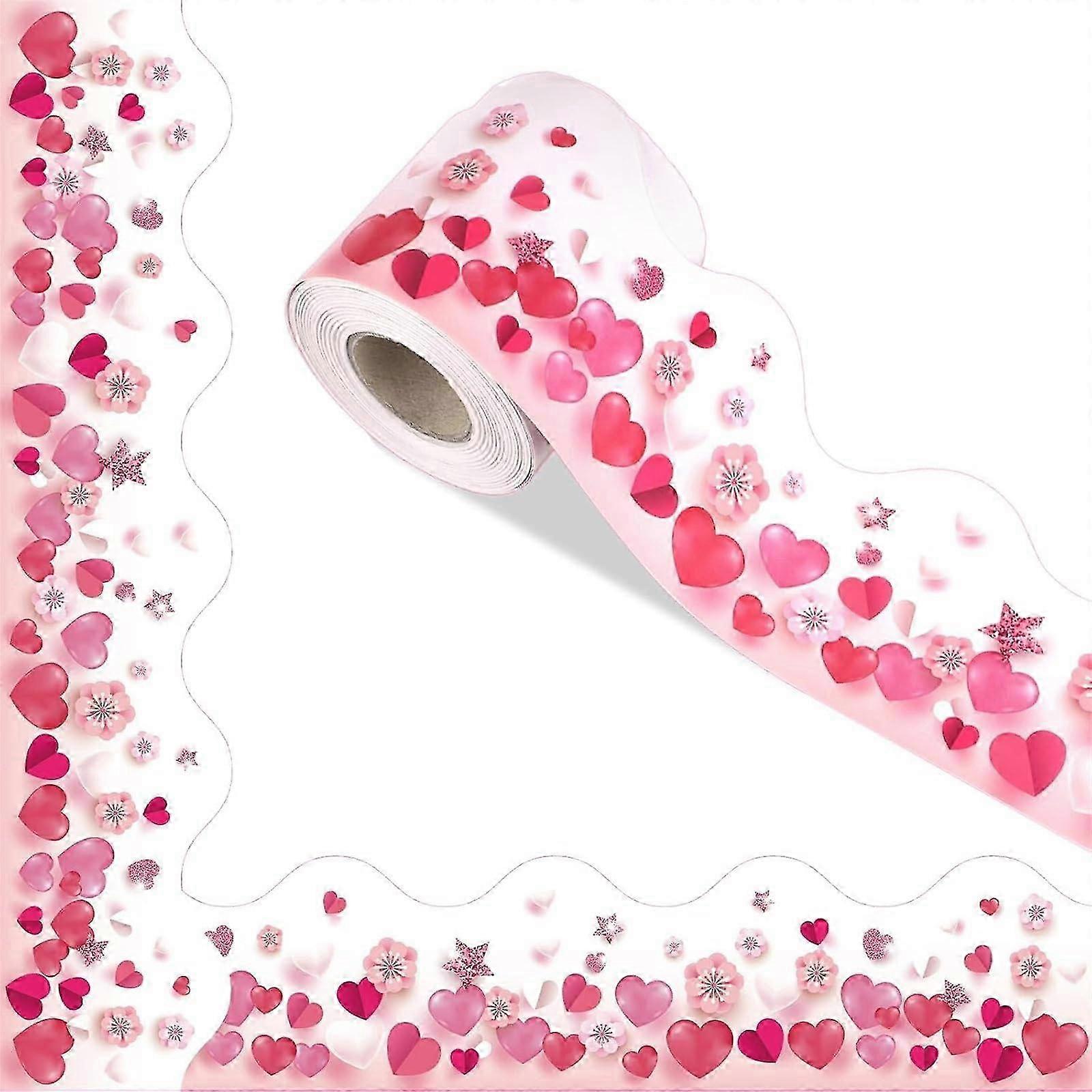 Romantic Heart Wall Border Sticker