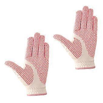 Ladies Golfing Gloves Hand Protective Cover with Finger Protection 1Pair