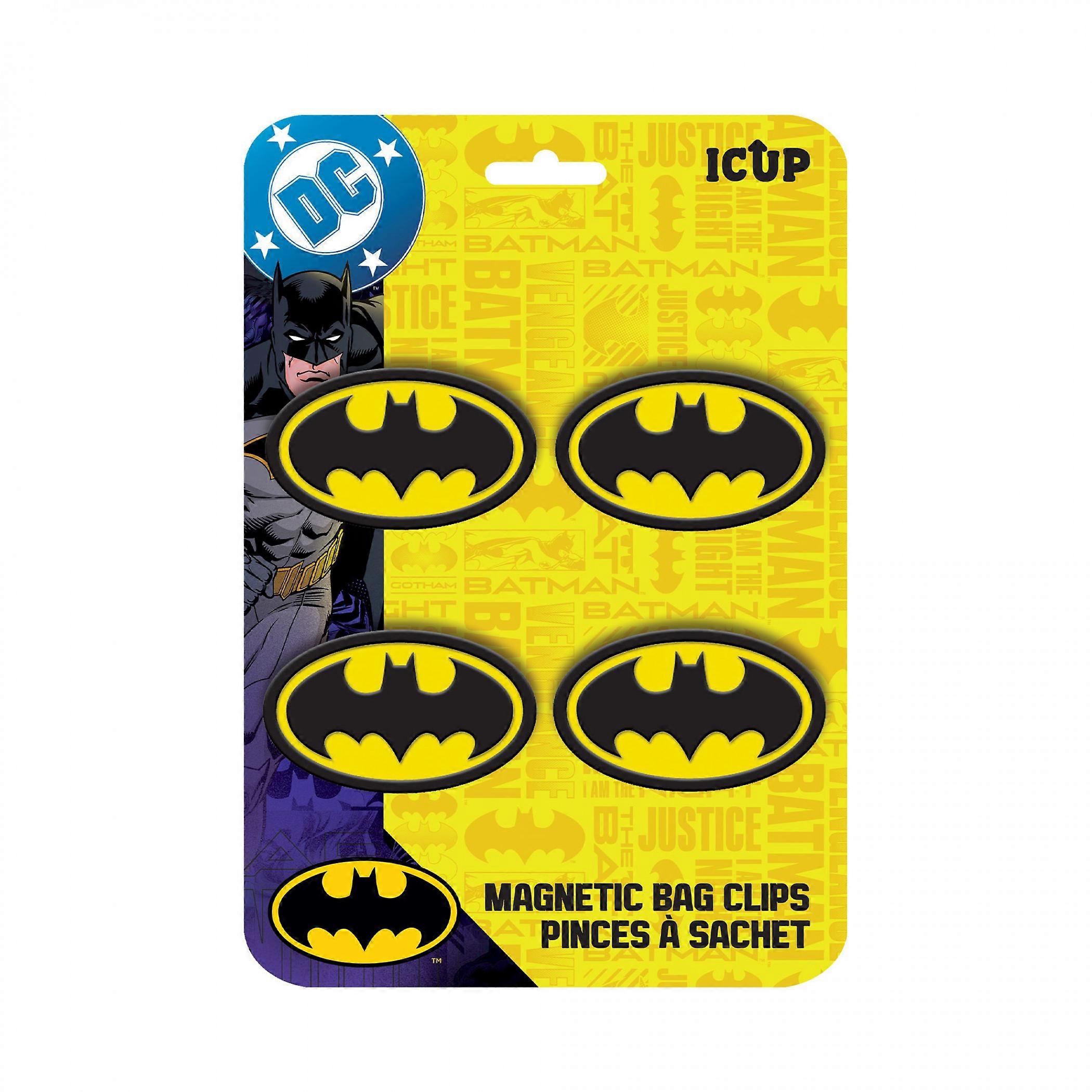 Batman Magnetic Bag Clips 4-pack