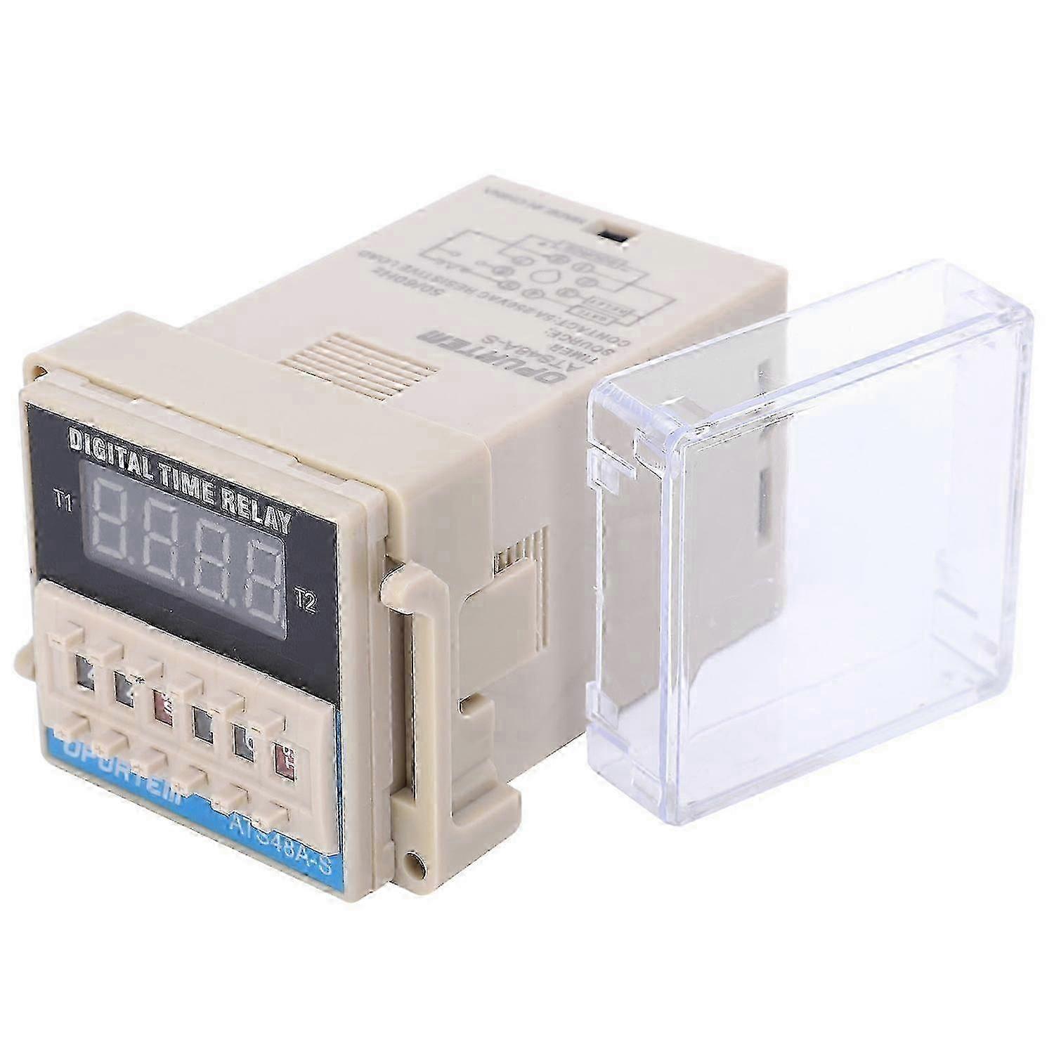 LED Digital Display Time Relay TimeDelay Control Electronic Components ATS48AS(DC12V )