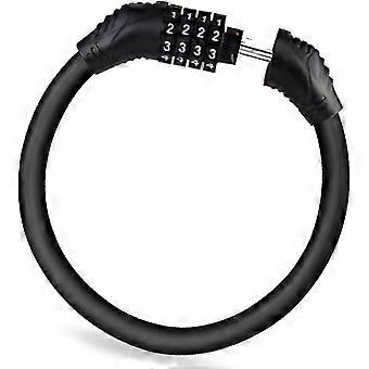 Cadeado de cabo antifurto mini de 4 dígitos para bicicleta