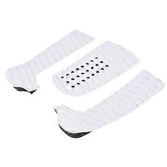 1 Set EVA Surf Surfboard Anti skid Pad Short Board Foot Pad(white)_HP