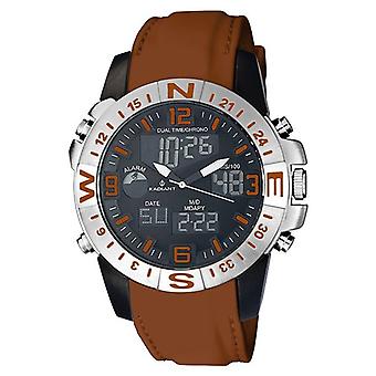 Radiant new patriot Quartz Digital Man Watch with RA131601 Rubber Bracelet