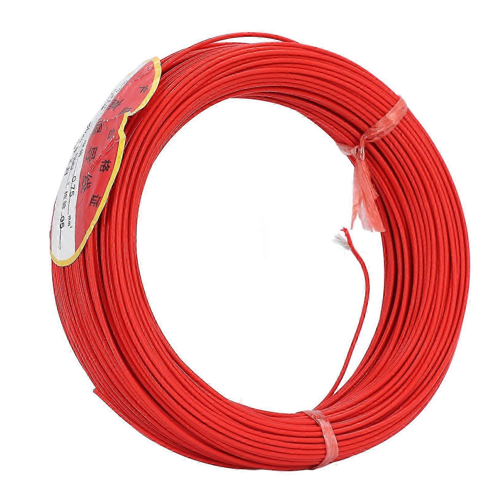 0.75mm² Loop Detector Coil Oxygen Free Copper Wire PTFE Shell Cable compatible with Vehicle Loop Detector 50m 600V