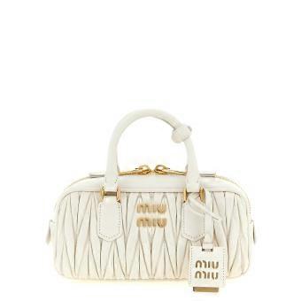 Miu Miu, hvit skinnveske.