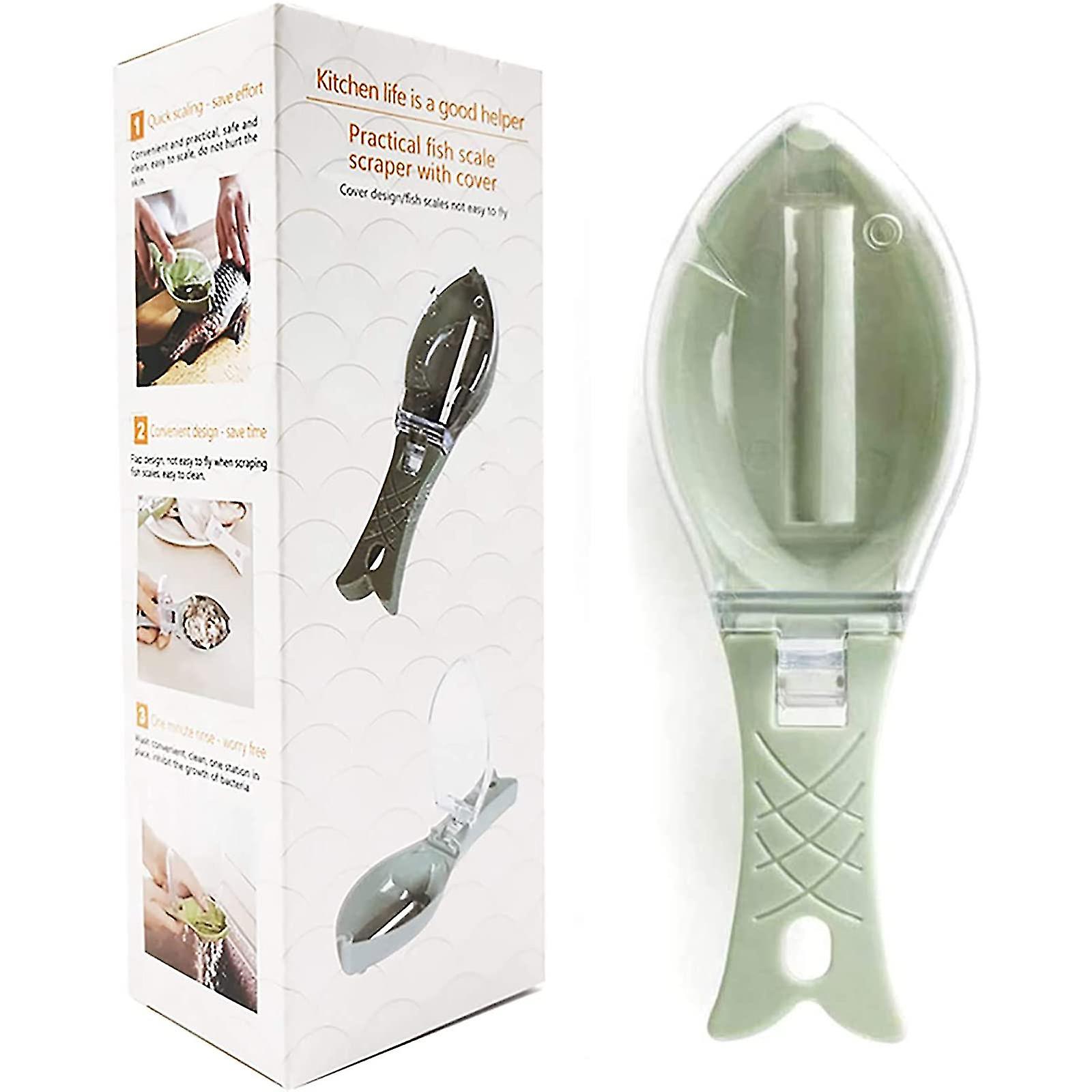 Fish Clean Scales Fish Killing Knife Scraping Scale With Clear Cover