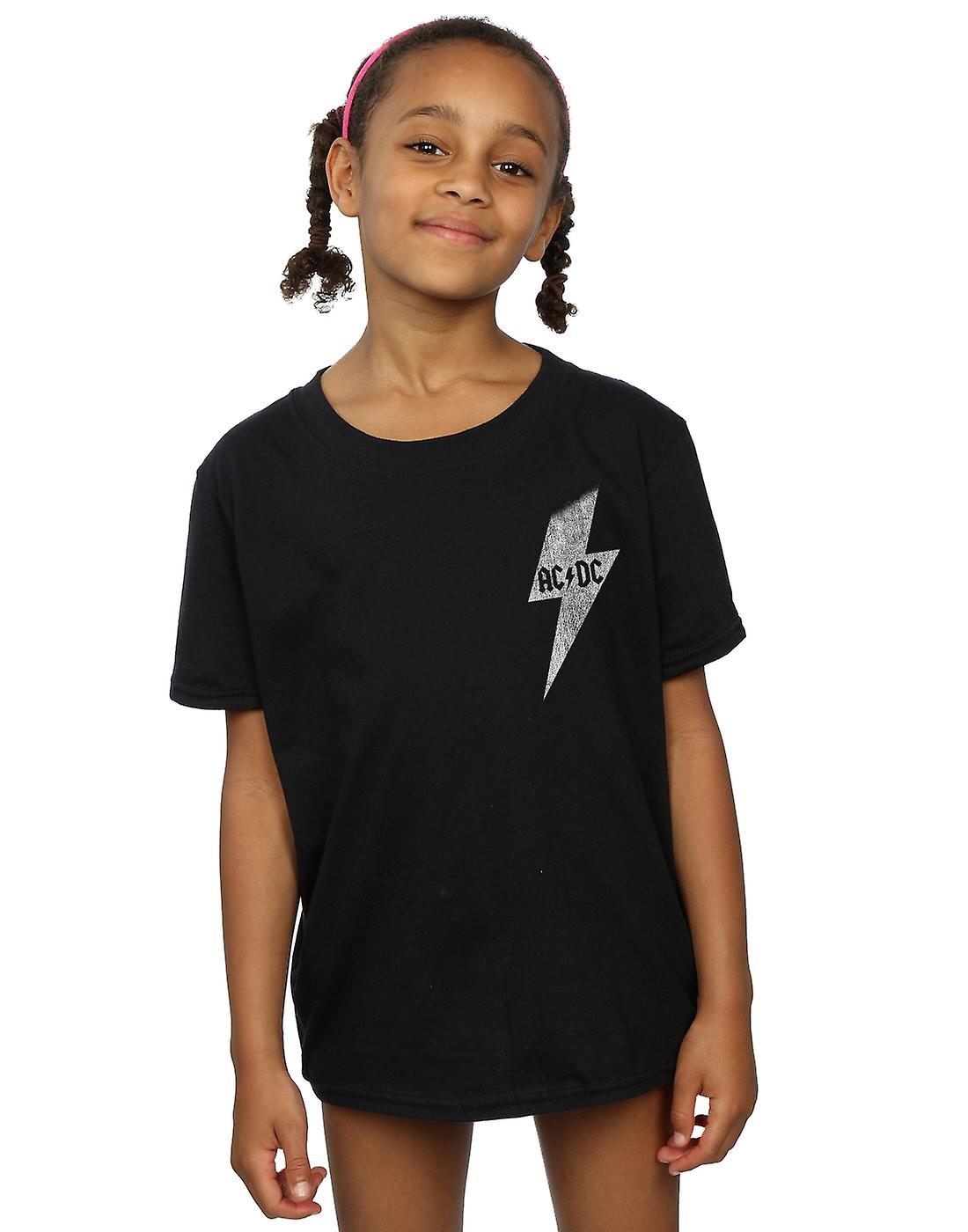 AC/DC Girls Small Lightning Bolt T-Shirt