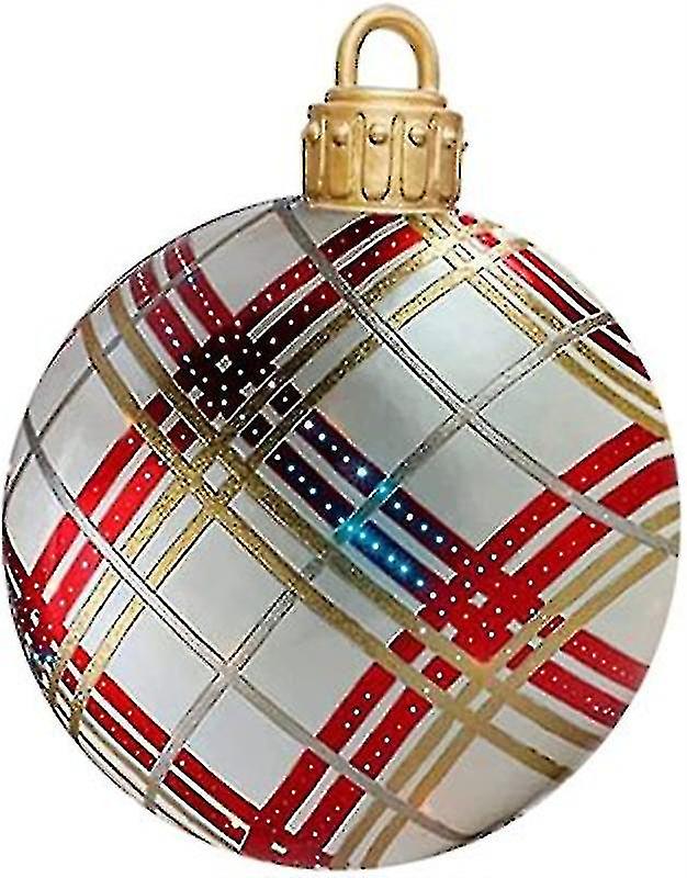 Boule géante de Noël en pvc gonflable décorée, décorations extérieures gonflables de Noël