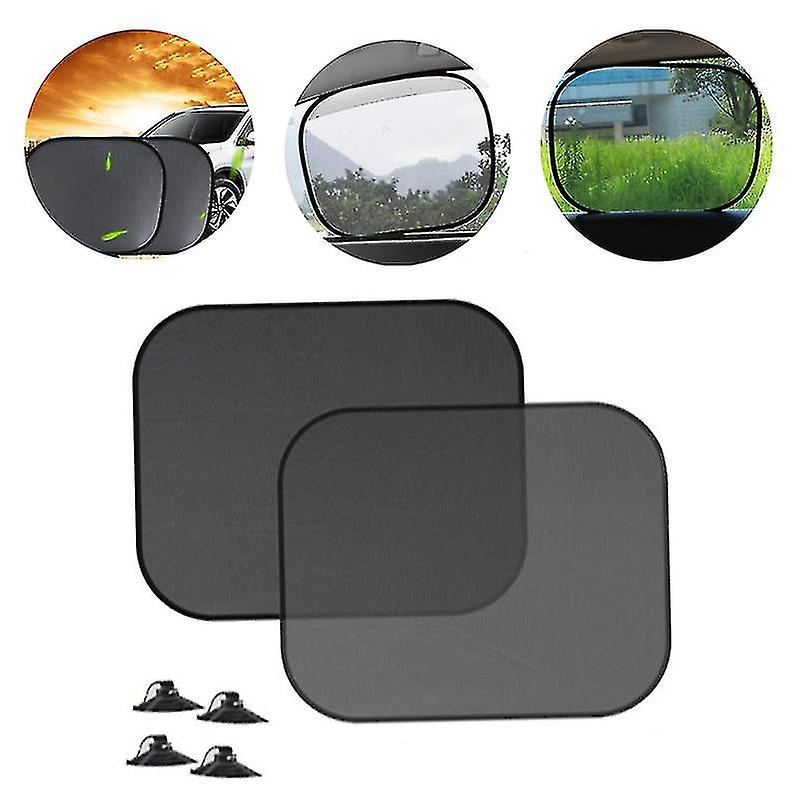 Car Mesh Side Shields Interior Suction Cup Sun Shield Summer Heat Shield Sun Shield Side Window Sun Shield