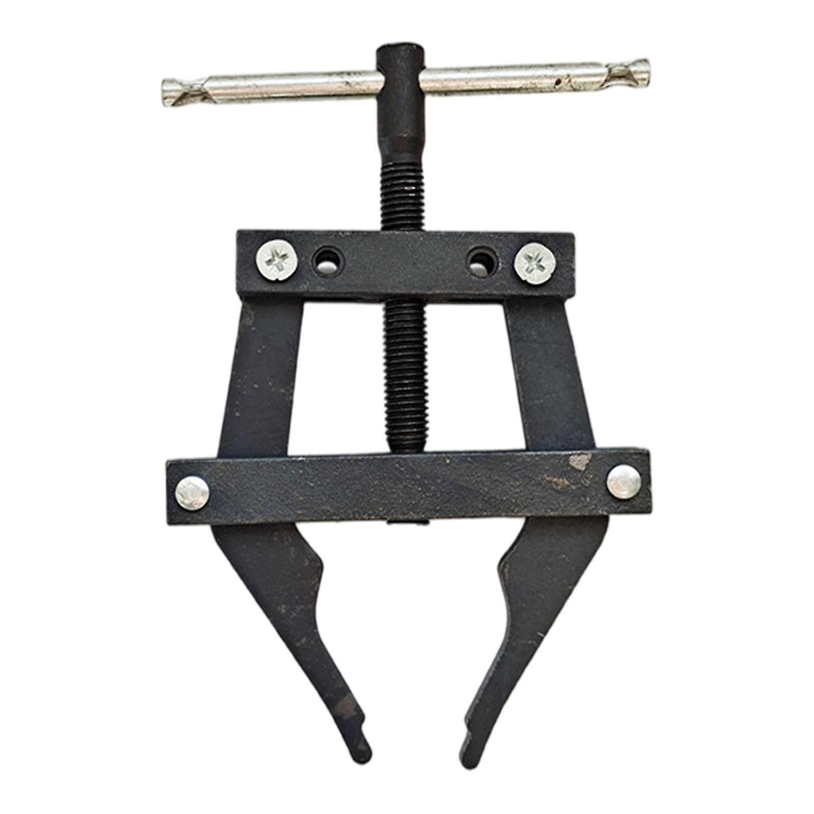 Cast Iron Chain Connecting Tool Roller Chain Connecting Puller For.(black+silver)(1pcs)