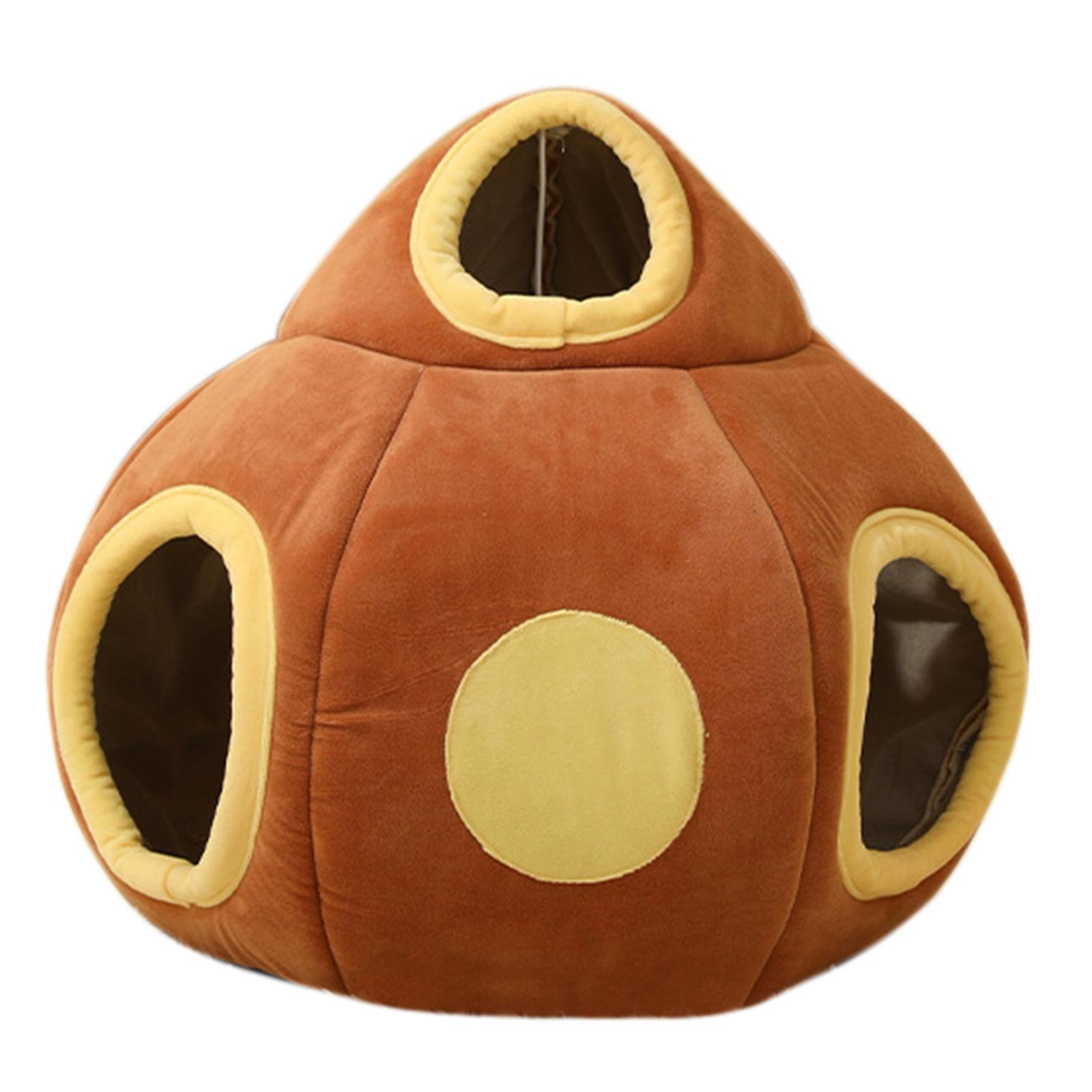 Winter Cat House Pet Bed Easy Cleaning Space Shuttle Washable