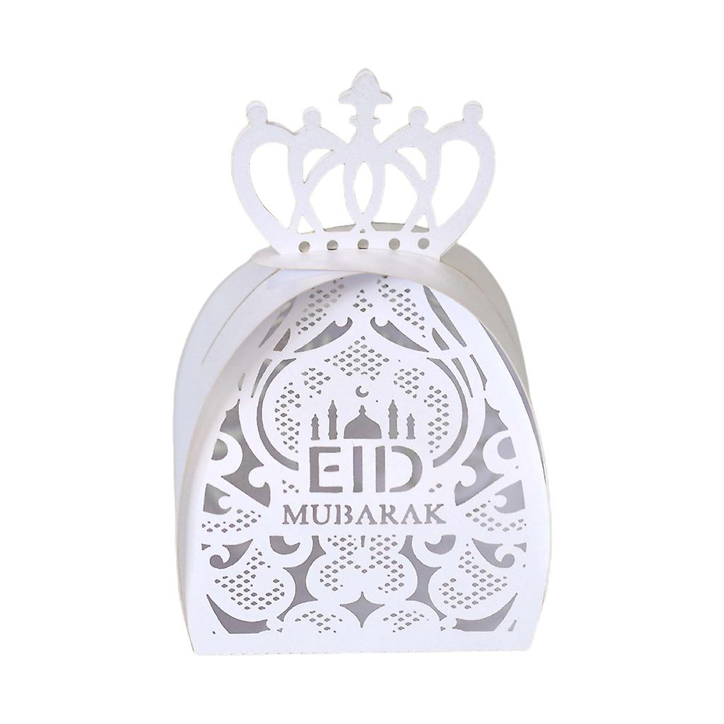 100db Mubarak Candy Box Korona Ramadan Kareem Ajándékdobozok Iszlám Muszlim Fesztivál