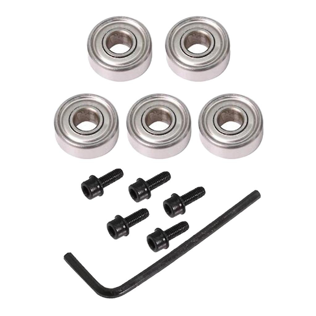 Router Bit Top and Shank Bearings Accessory 5pcs Inner 4.76mm Outer 9.52mm